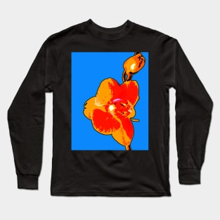 Flower Blooming Abstract Long Sleeve T-Shirt